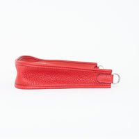 Hermes Red Clemence Leather Mini Evelyne 16