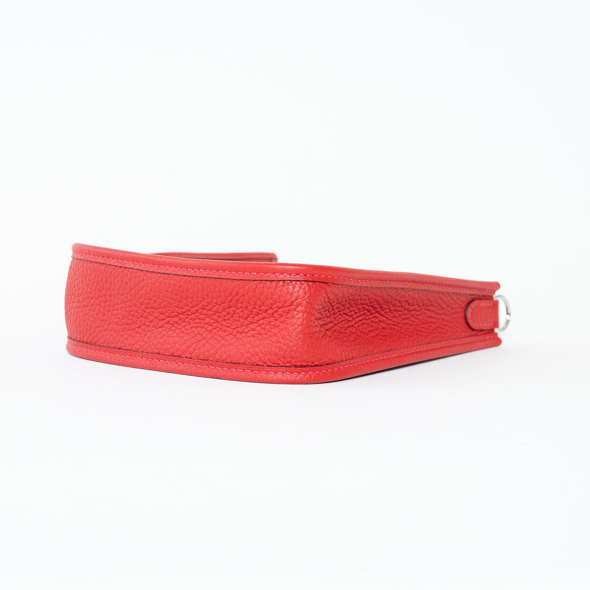 Hermes Red Clemence Leather Mini Evelyne 16
