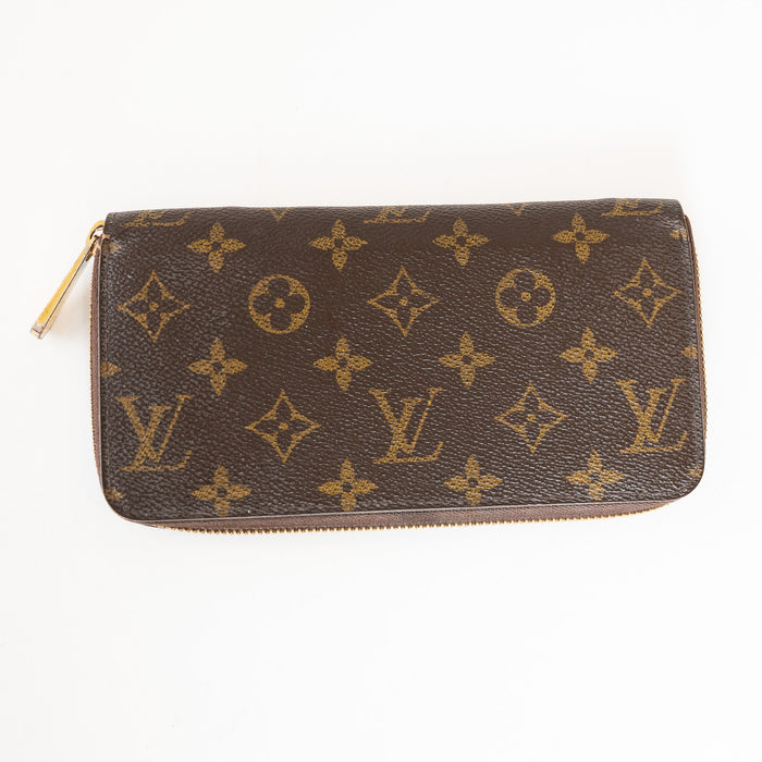 Louis Vuitton Brown Monogram Canvas Zippy Wallet