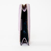 Pre-Loved Chanel™ Lilac Caviar Leather Zip Around Cardholder