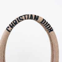 Dior Blush Pink Canvas 2020 Fleurs Bibliques Vertical Book Tote