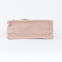 Dior Blush Pink Canvas 2020 Fleurs Bibliques Vertical Book Tote