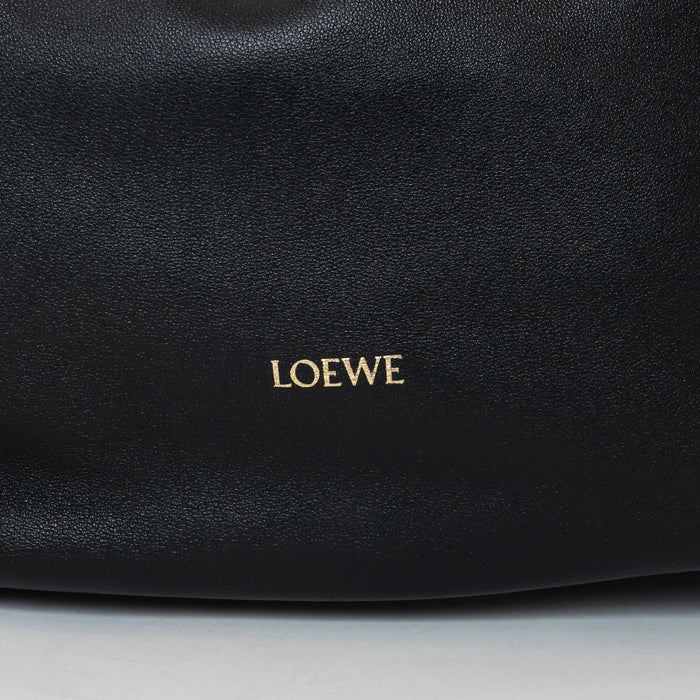 Loewe Black Mellow Nappa Lambskin Leather Medium Squeeze Bag