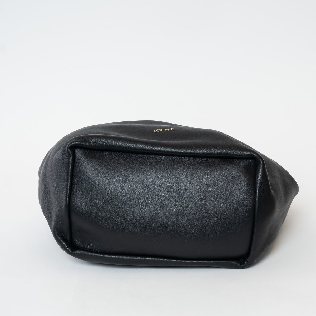 Loewe Black Mellow Nappa Lambskin Leather Medium Squeeze Bag