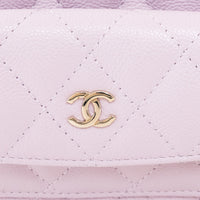 Pre-Loved Chanel™ Lilac Caviar Leather Mini Backpack