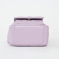 Pre-Loved Chanel™ Lilac Caviar Leather Mini Backpack
