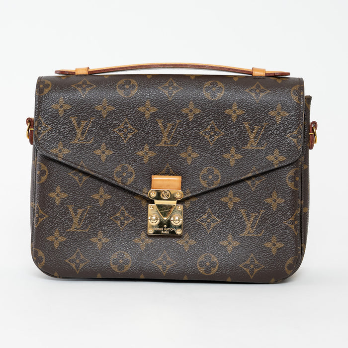 Louis Vuitton Brown Monogram Canvas Pochette Metis