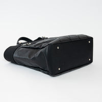 Pre-Loved Chanel™ Black Leather and Nylon Paris Biarritz Tote Bag