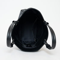 Pre-Loved Chanel™ Black Leather and Nylon Paris Biarritz Tote Bag