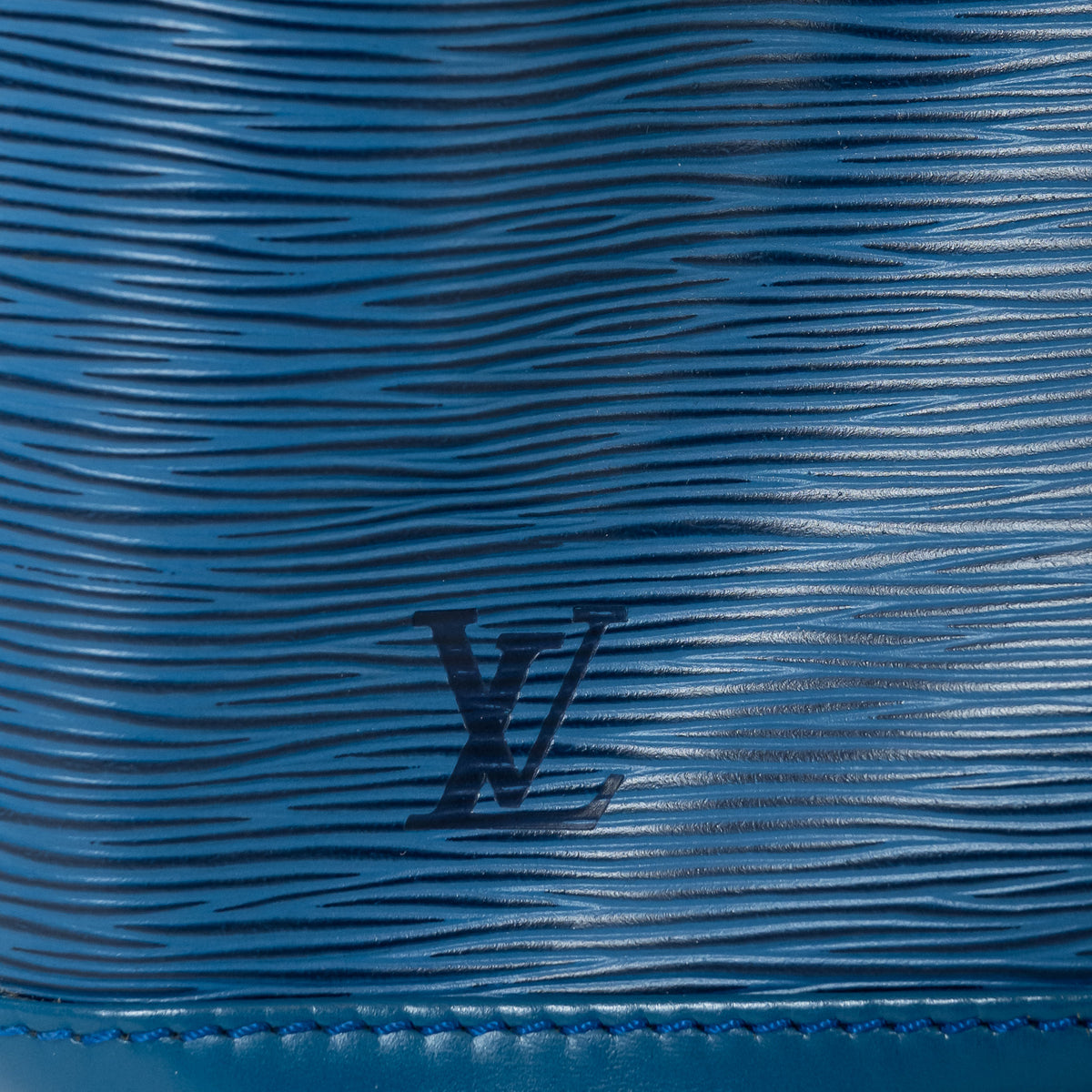 Louis Vuitton Blue Epi Leather Noe GM Bucket Bag