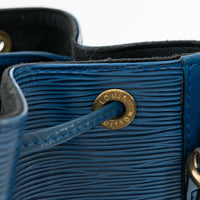 Louis Vuitton Blue Epi Leather Noe GM Bucket Bag