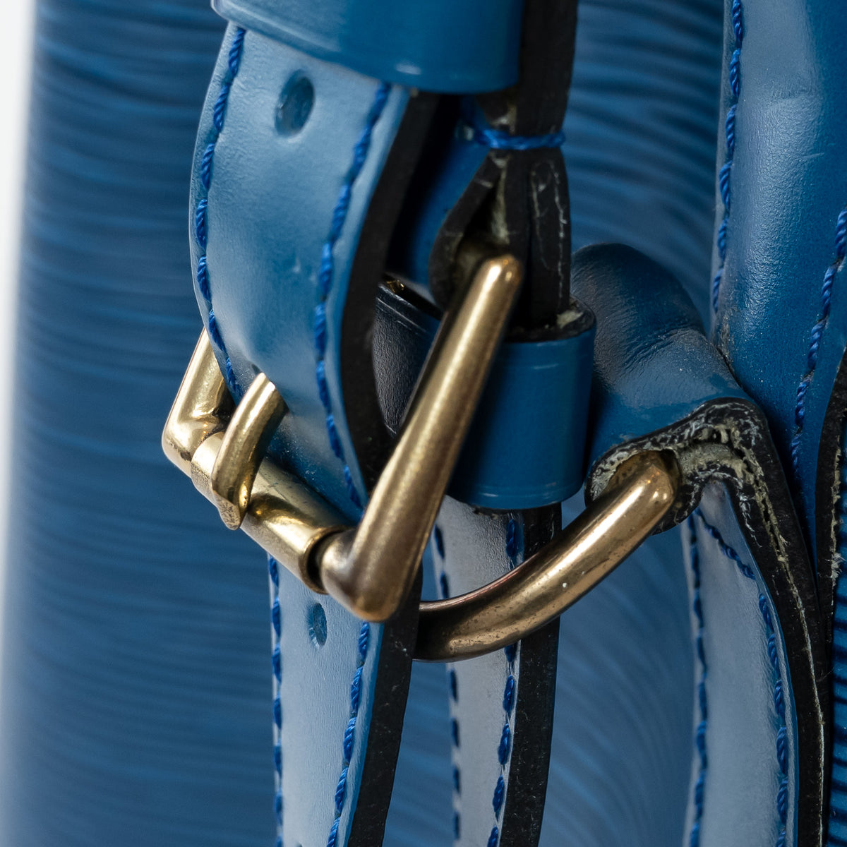 Louis Vuitton Blue Epi Leather Noe GM Bucket Bag