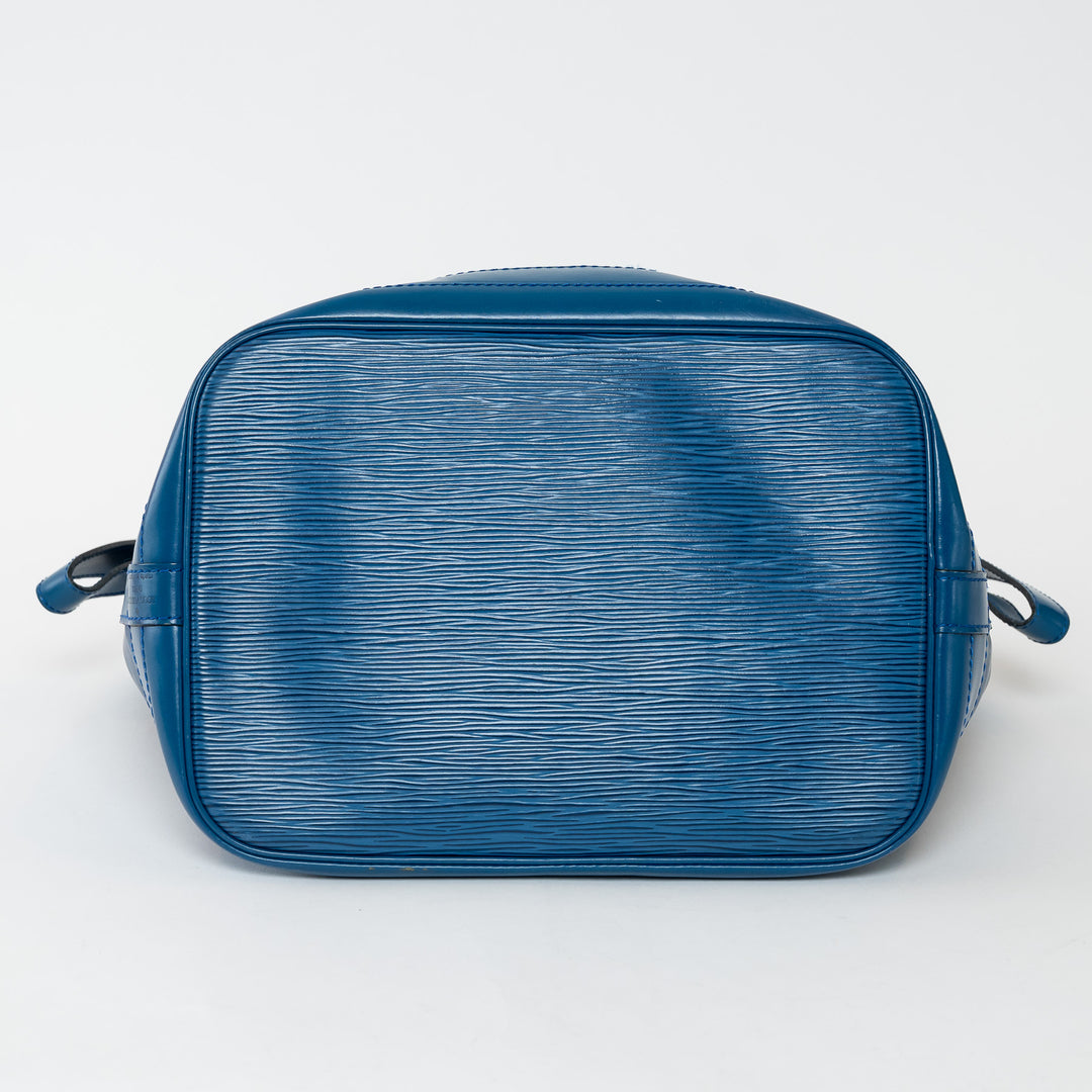 Louis Vuitton Blue Epi Leather Noe GM Bucket Bag