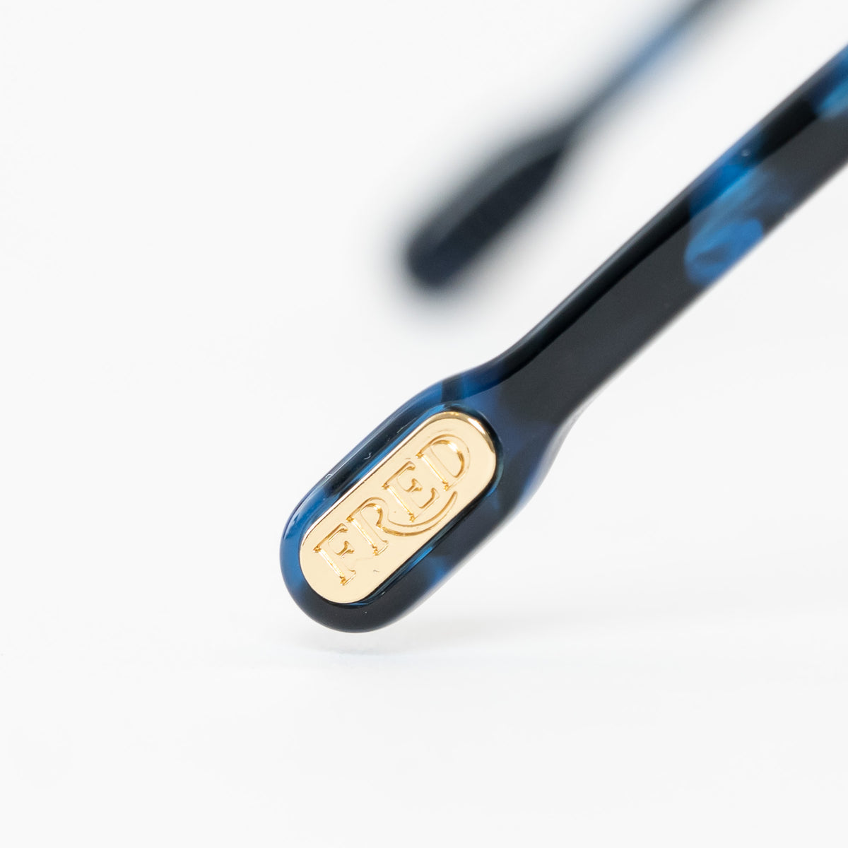 Fred Manille & Cable Gold Frame Rimless Sunglasses