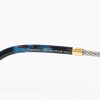 Fred Manille & Cable Gold Frame Rimless Sunglasses