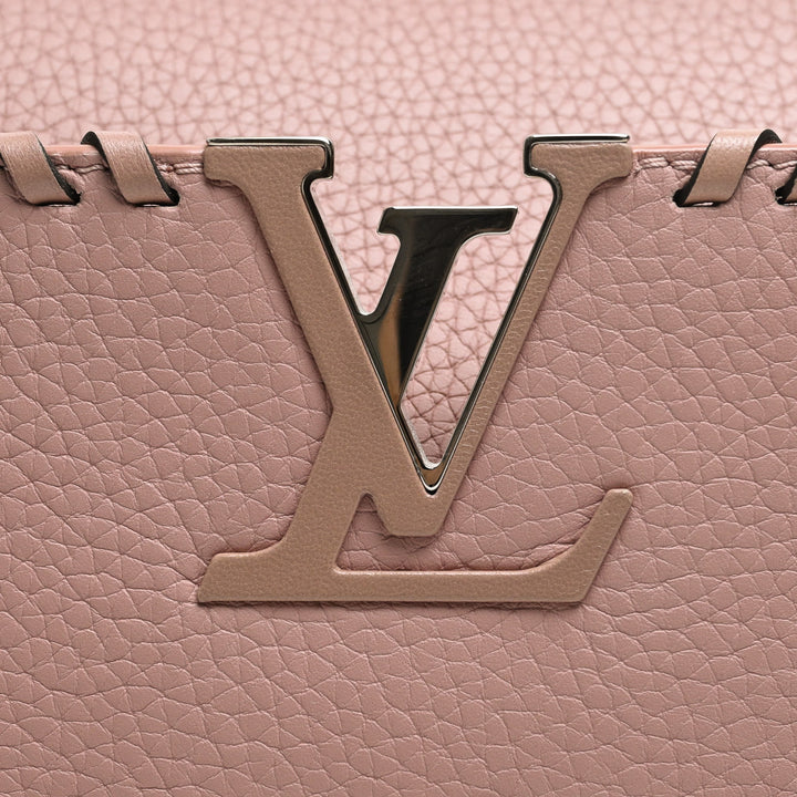 Louis Vuitton Pink Taurillon Leather Capucines MM Handbag