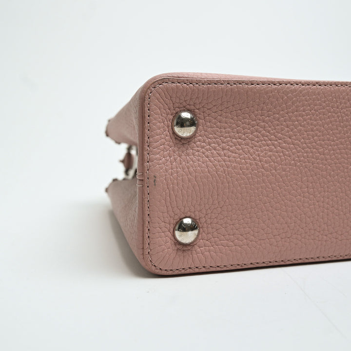 Louis Vuitton Pink Taurillon Leather Capucines MM Handbag