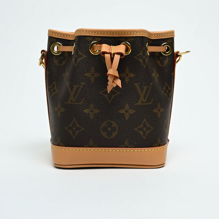 Louis Vuitton Brown Monogram Canvas Nano Noe Bucket Bag