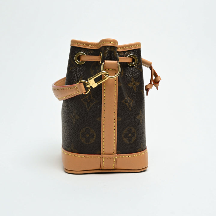 Louis Vuitton Brown Monogram Canvas Nano Noe Bucket Bag
