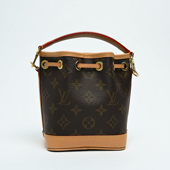 Louis Vuitton Brown Monogram Canvas Nano Noe Bucket Bag