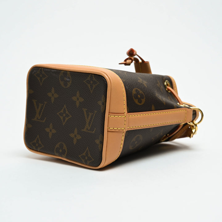 Louis Vuitton Brown Monogram Canvas Nano Noe Bucket Bag