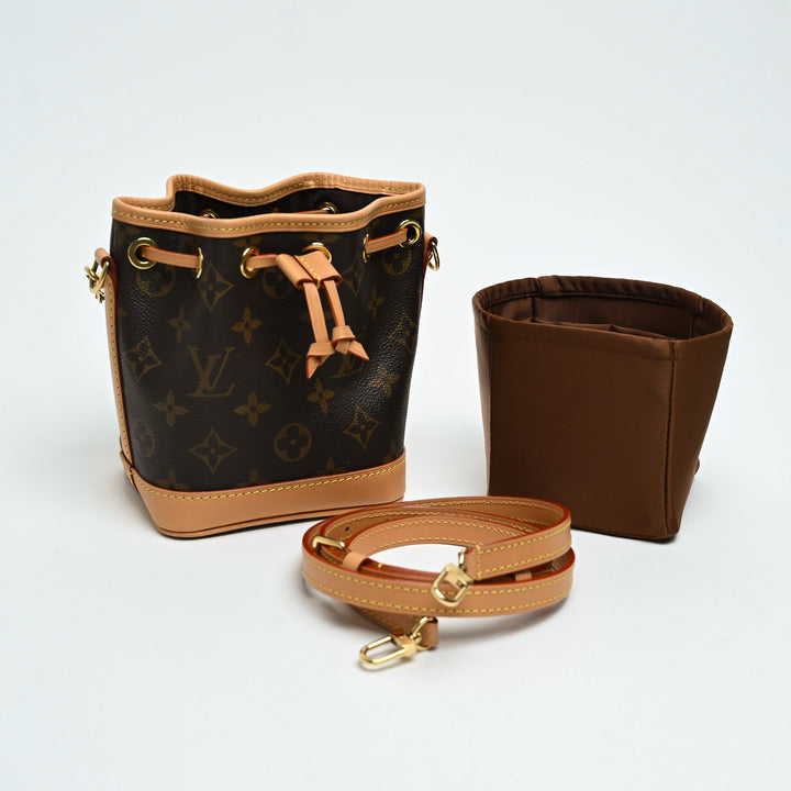 Louis Vuitton Brown Monogram Canvas Nano Noe Bucket Bag