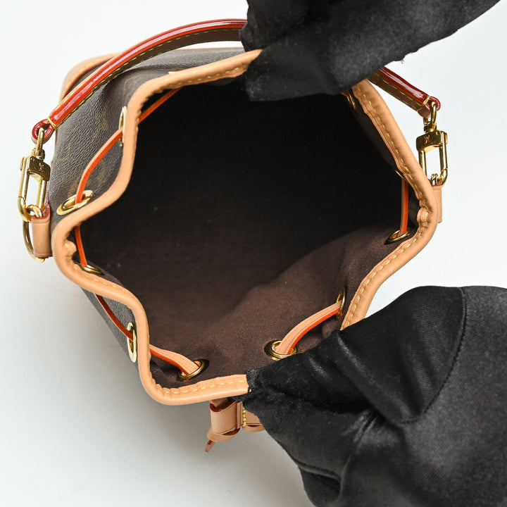 Louis Vuitton Brown Monogram Canvas Nano Noe Bucket Bag