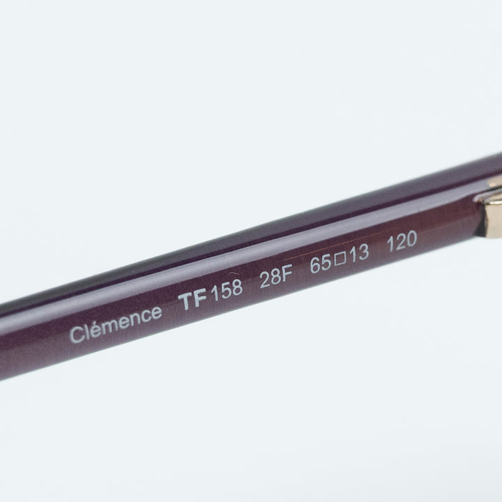 Tom Ford Oversized Open Wire Gold-Tone Sunglasses