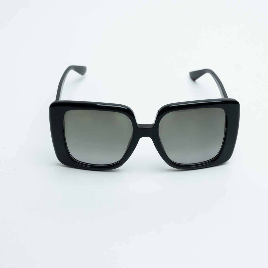 Gucci Black Oversized Square Frame Sunglasses