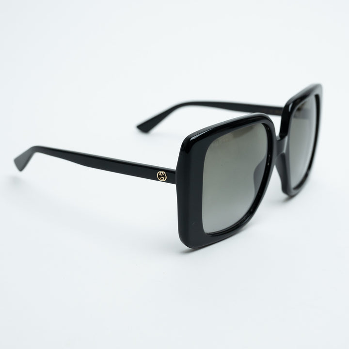 Gucci Black Oversized Square Frame Sunglasses