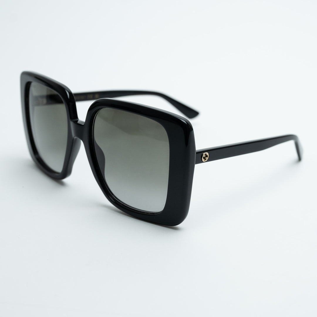 Gucci Black Oversized Square Frame Sunglasses