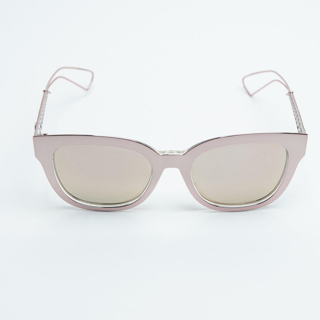 Dior Metallic Pink Diorama 1 Sunglasses