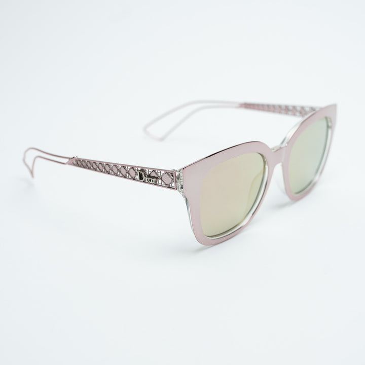 Dior Metallic Pink Diorama 1 Sunglasses