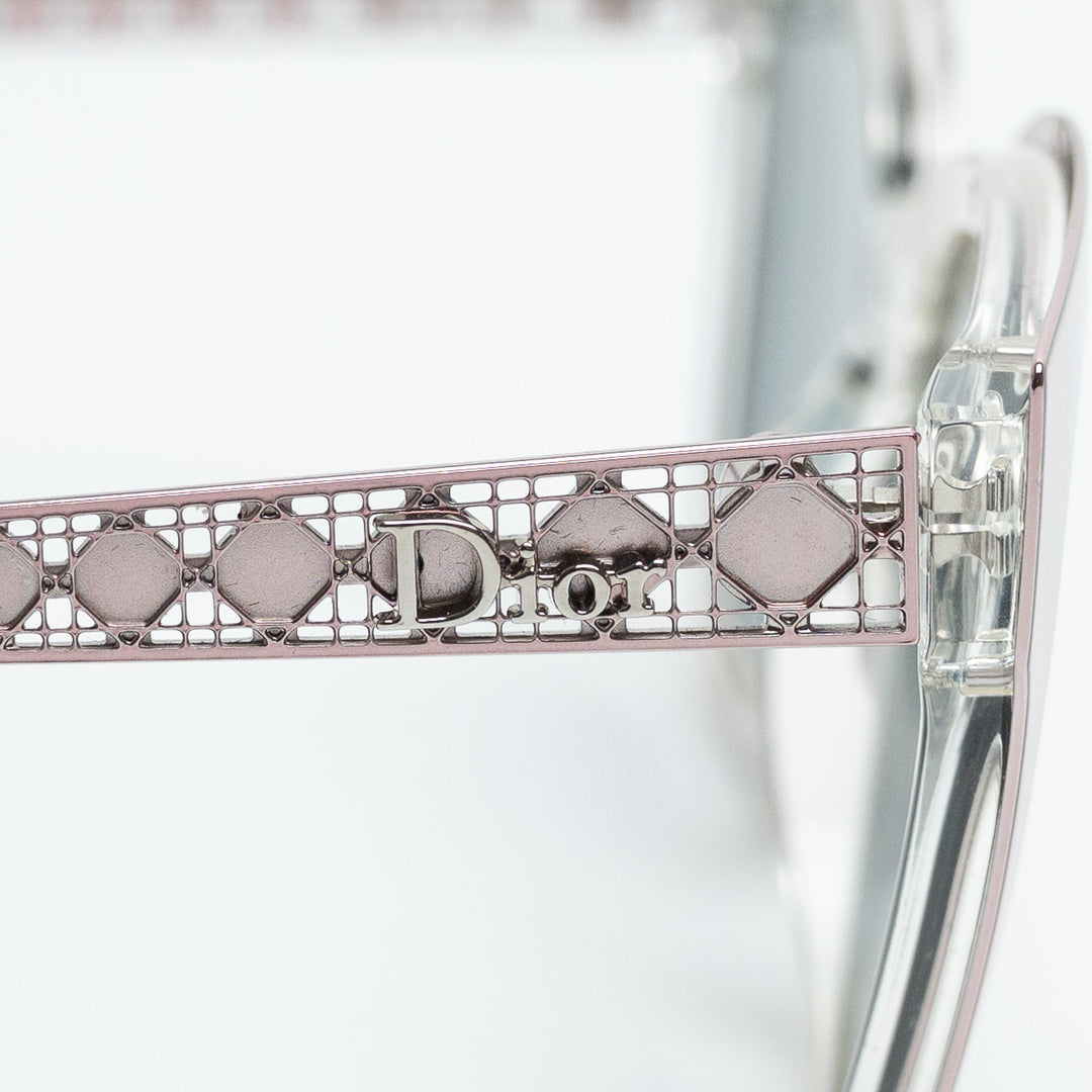 Dior Metallic Pink Diorama 1 Sunglasses