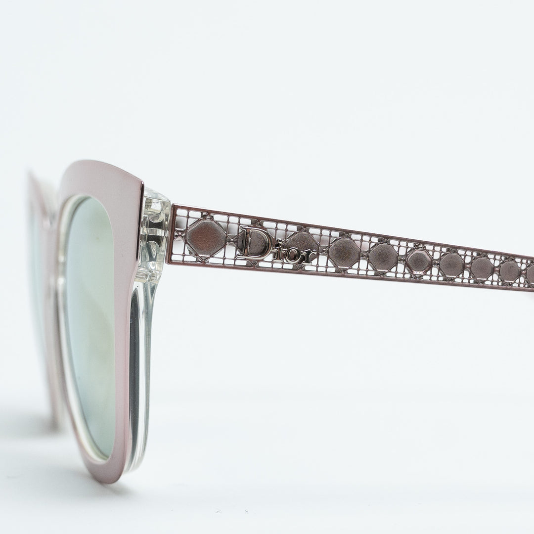 Dior Metallic Pink Diorama 1 Sunglasses