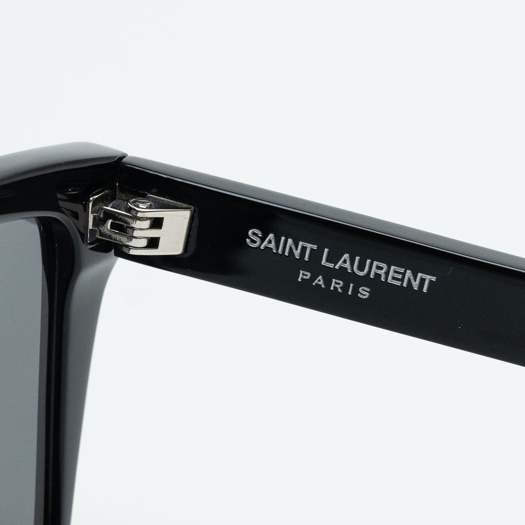Saint Laurent Black Square Frame Sunglasses