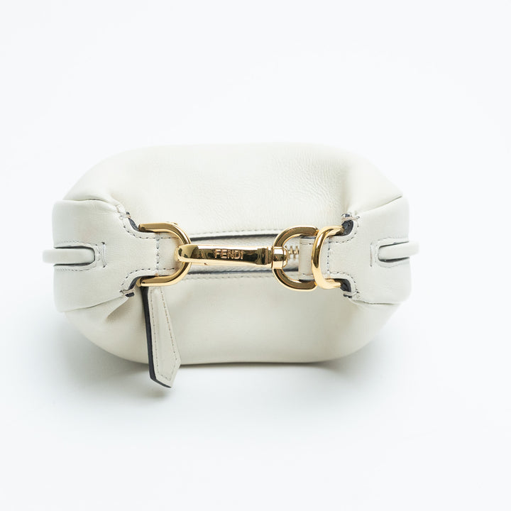 Fendi Ivory Calf Leather Fendigraphy Mini Bag