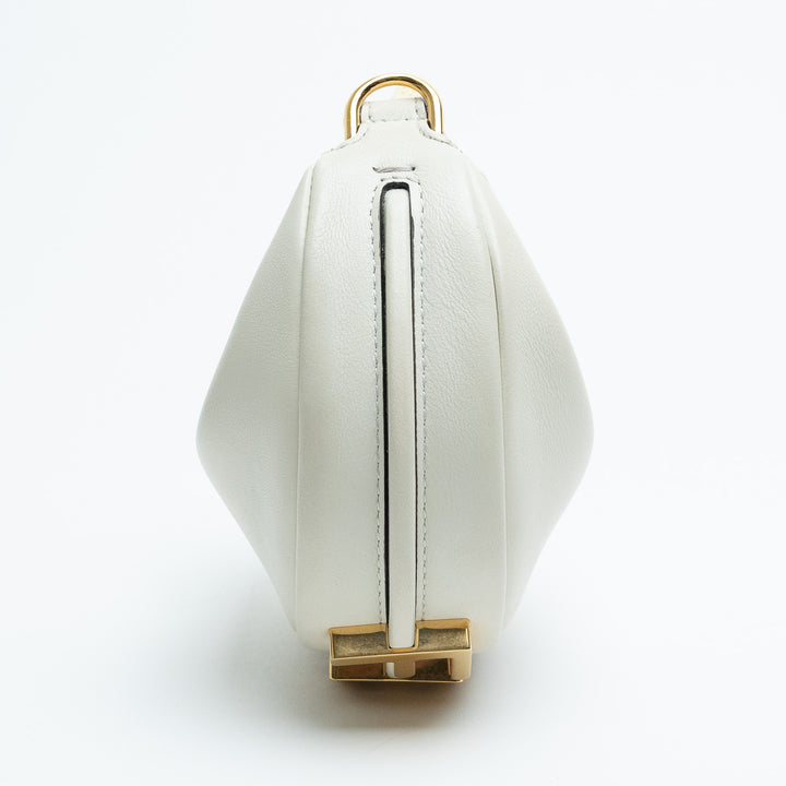 Fendi Ivory Calf Leather Fendigraphy Mini Bag