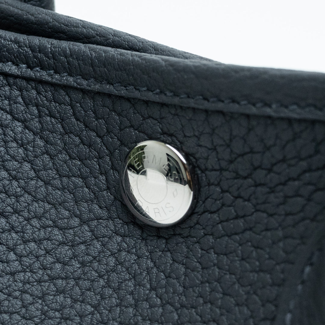 Hermes Grey Negonda Leather Garden Party 30