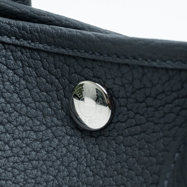 Hermes Grey Negonda Leather Garden Party 30
