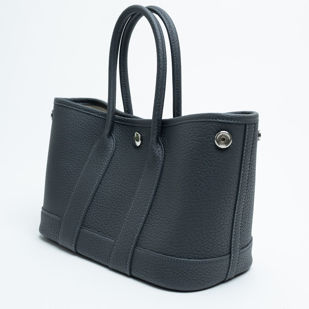 Hermes Grey Negonda Leather Garden Party 30