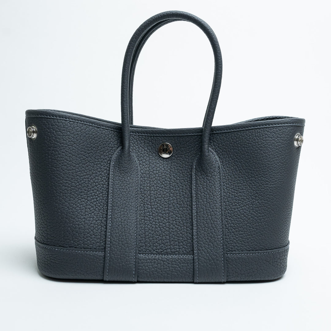 Hermes Grey Negonda Leather Garden Party 30