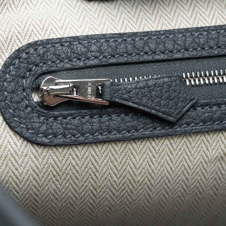 Hermes Grey Negonda Leather Garden Party 30
