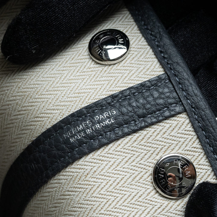 Hermes Grey Negonda Leather Garden Party 30