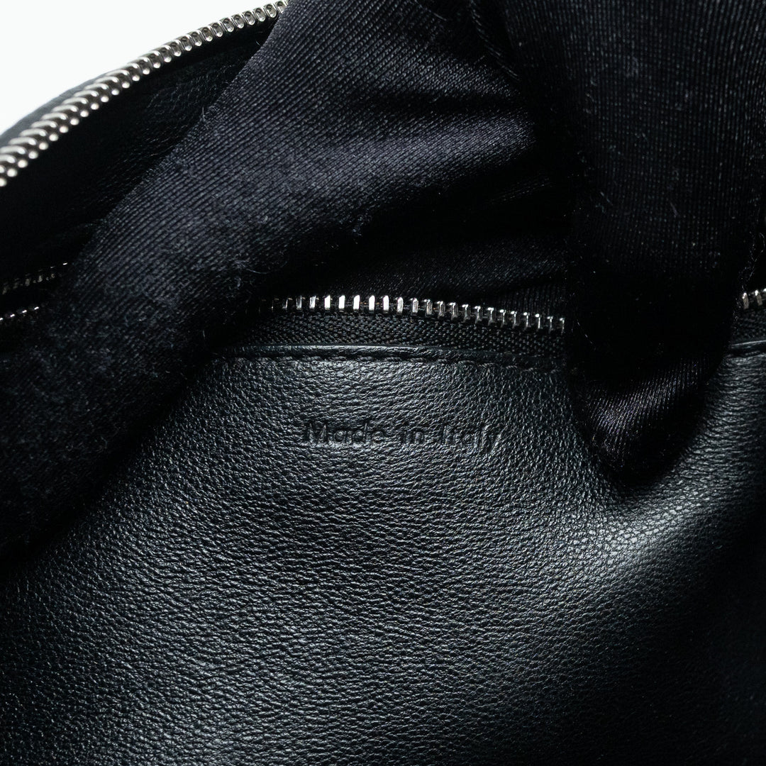 Celine Blue Grained Calfskin Leather Medium Edge bag