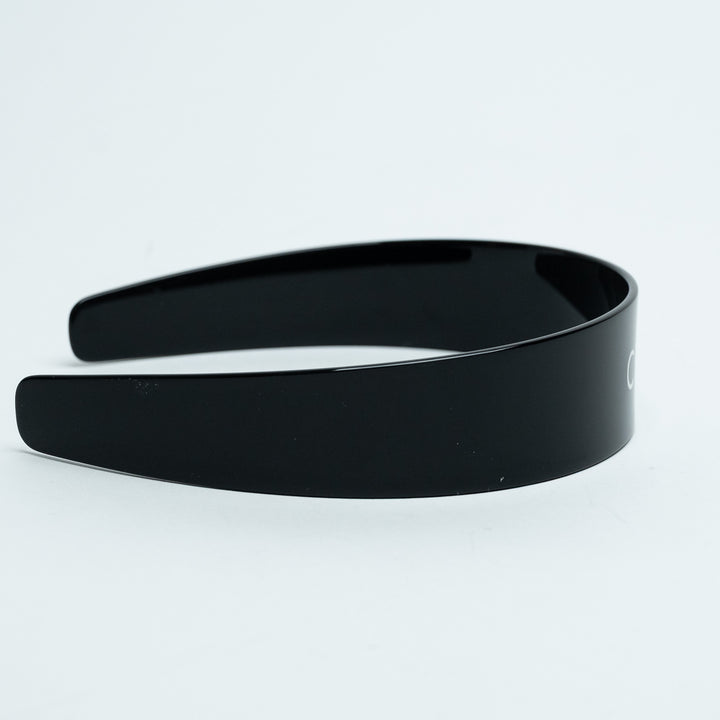 Celine Black Logo Headband
