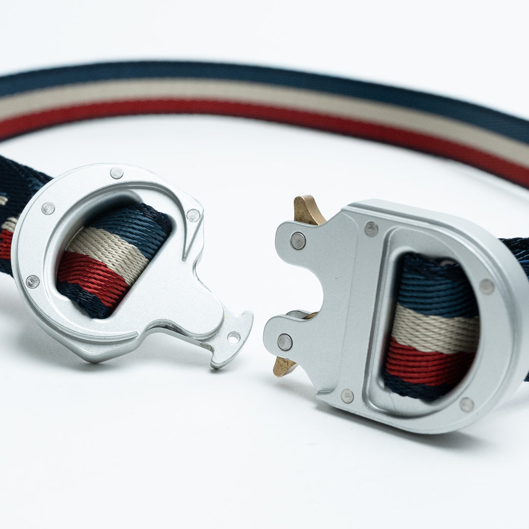 Dior Multicolour Stripe Jacquard Belt 25mm Size 90