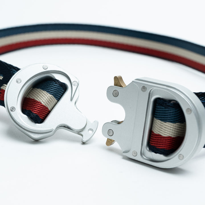 Dior Multicolour Stripe Jacquard Belt 25mm Size 90
