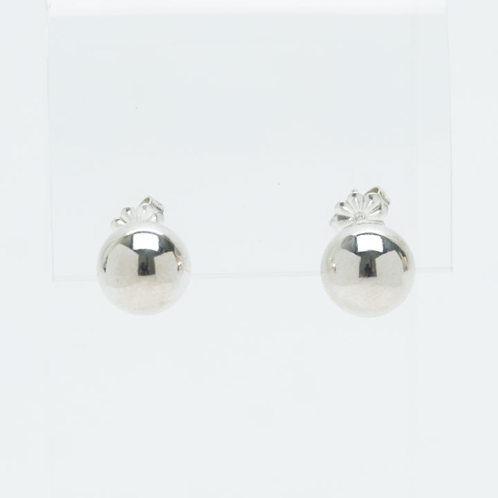 Tiffany & Co. Sterling Silver HardWear Ball Stud Earrings