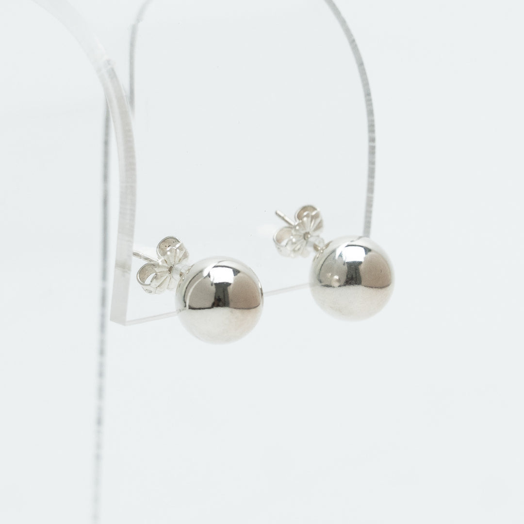 Tiffany & Co. Sterling Silver HardWear Ball Stud Earrings